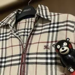 BURBERRY素敵な末広がりA LineネルシャツJKT 日本製¥7999→現