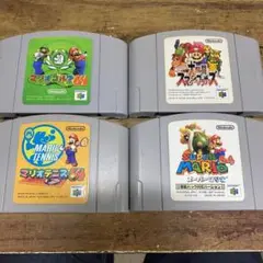 送料無料 マリオゴルフ マリオテニス 大乱闘スマッシュブラザーズ マリオ64