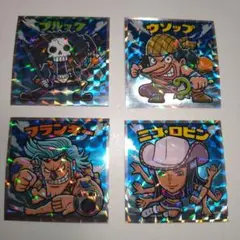 ONE PIECE　ビックリマンシール　4枚セット