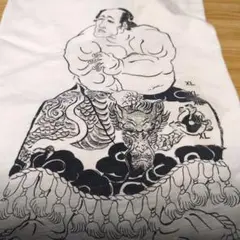 相撲力士雷電為衛門デザインTシャツ XL 江戸浮世絵　新品　未使用　タグ付き
