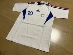 新品 adidas サッカーシャツ Tシャツ 半袖 白 10番 150