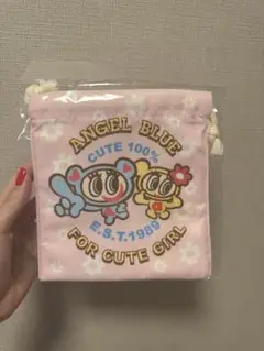Angel Blueキャラクターポーチ ピンク　エンジェルブルーポーチ早い者勝ち