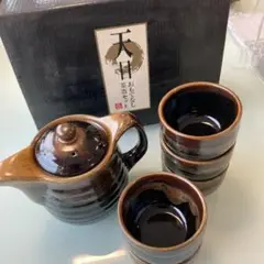 送料無料】天目 おもてなし茶器セット（急須1個＋湯呑5客