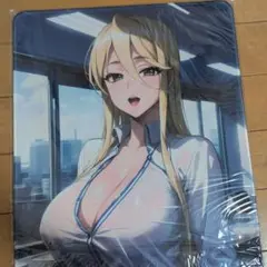 オリジナル プレイマット　制服 美少女 コスプレ 女子学生 爆乳 巨乳