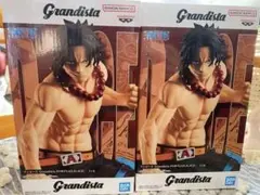 【Grandista】ワンピース ポートガス・D・エース フィギュア　2点セット