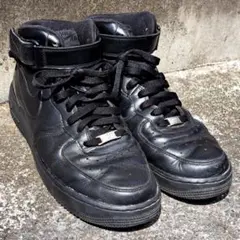 NIKE AIRFORCE 1 エアフォースワン MID black/28cm