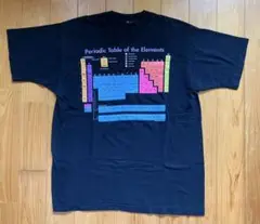 元素記号 周期表 プリント Tシャツ 90s