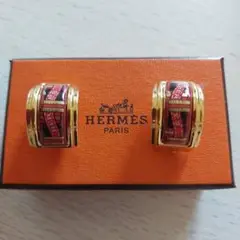 値下げ!エルメスHERMES イヤリング 七宝焼 エマイユ