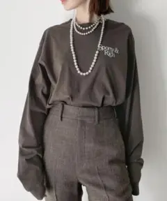 新品タグ付◆【SPORTYu0026RICH】BARDOT LONG SLEEVE