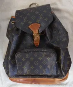 LOUIS VUITTON ルイヴィトン モンスリ リュック GM 難あり