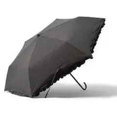FrancFranc 日傘　フリル　ブラック　47cm