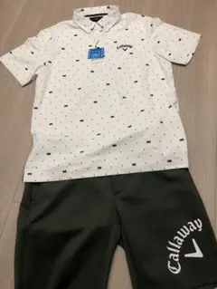 新品☆キャロウェイ ゴルフウェア ポロシャツ 半袖 メンズ Callaway 白