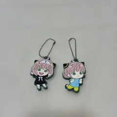 SPY×FAMILY スパイファミリー アーニャ ラバーキーホルダー 2体セット