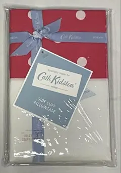 Cath Kidston サイドカフピローケース レッド・ホワイト