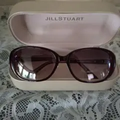 JILL STUART パープル サングラス ケース付き