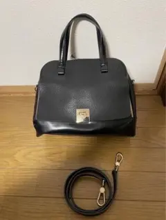 フルラ 2wayカバン ブラック