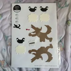 新品 ペーパーモビールキット 動物デザイン オオカミと7匹のこやぎ