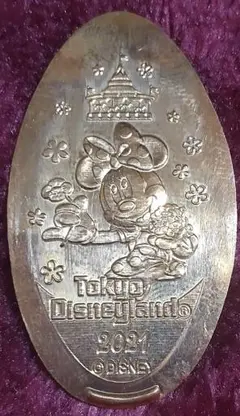 DISNEY スーベニアメダル ミニーマウス ミニー