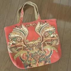 マッシュマニア フクロウトートバッグ オレンジ