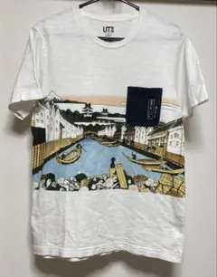 ユニクロ　UT 半袖Tシャツ　葛飾北斎　浮世絵　M