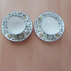 ミントンのコーヒーカップ 2個セット