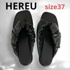 HEREU マクラメレザーサンダル Hereu Pedra レザーサンダル | ブラック | FARFETCH JP