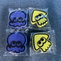 スプラトゥーン　一番くじ　スポンジ　イカ　タコ　4個セット