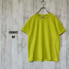 イグニオ 半袖 Tシャツ M 黄緑 iCOOL 吸汗速乾 トレーニング