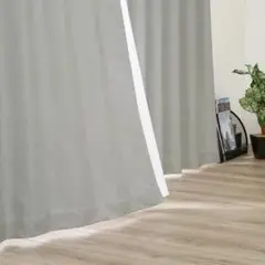 ニトリ遮光1級・遮熱・遮音・156サイズカーテン グレー100×185cm2枚
