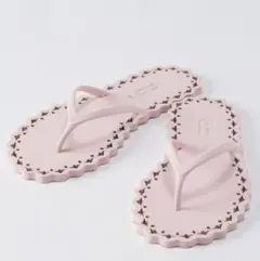 Carlotha Ray カルロッタレイ カットワーク サンダ　36 ピンク