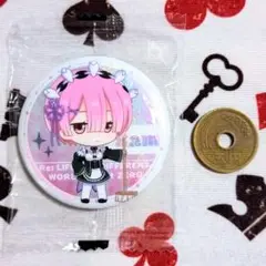 Re:ゼロから始める異世界生活 リゼロ レム&ラムあそーと7 ラム 缶バッジ C