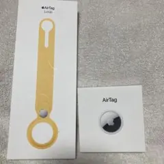AirTagセット【Apple AirTag & Loop イエロー】