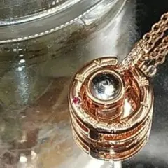 プロジェクション ネックレス ペンダント シルバー