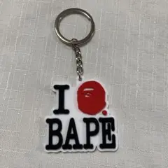 I LOVE BAPEモチーフのキーチェーン