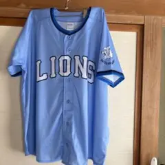 LIONS ユニフォーム ライトブルー 半袖Ｌサイズ