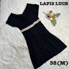 【LAPIS LUCE】❤️ワンピース/黒/サイズ38(M)/ポケット無