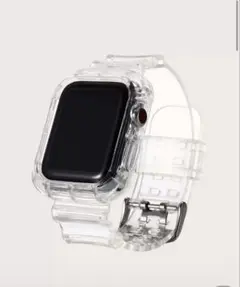 Apple Watch 透明シリコン バンド 40mm ケース
