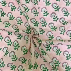 【長尺OK/商用可】インド産ハンドブロックプリント生地 NHB150