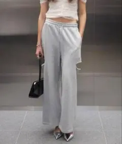 【美品】JOSEMOON WIDE SLIT SWEAT PANTS フリー