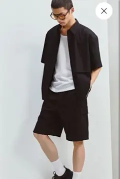 H＆M ルーズフィット カーゴショートパンツ