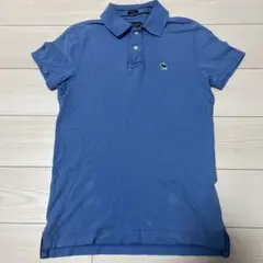 Abercrombie & Fitch 青 ポロシャツ S