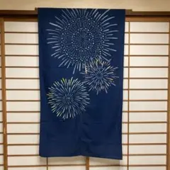のれん　花火