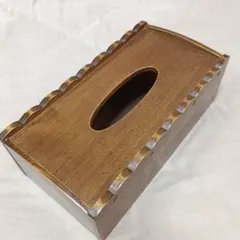 パリの雑貨屋　木製ティッシュボックス