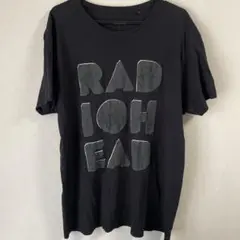 radiohead 公式 ロゴ Tシャツ レディオヘッド 黒
