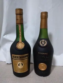 未開封 ブランデー 2本セット 古酒 コニャック マーテル