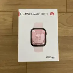 新品未開封 HUAWEI WATCH FIT3 ピンク