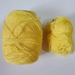 黄色　毛糸