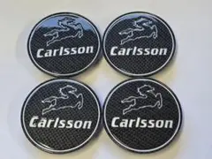 carlsson カールソン センターキャップ　カーボン柄　4個