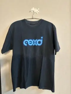NEXDロゴプリント Tシャツ 黒　 M