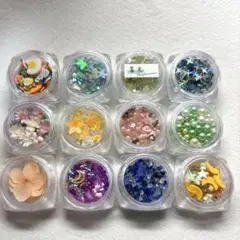 隠れ工房GreenOcean 封入　封入パーツ　レジン　12種類　ハンドメイド